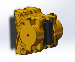 HW100HFA液壓動鉗，彈簧松開制動器,液壓制動
